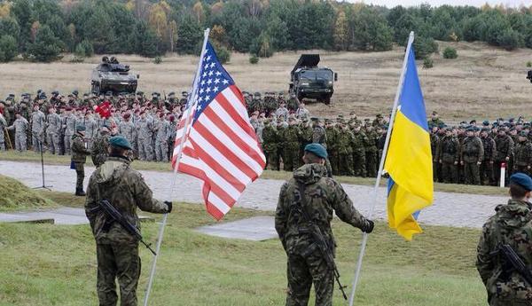 US troops training Ukraine National Guard units in Western Ukraine