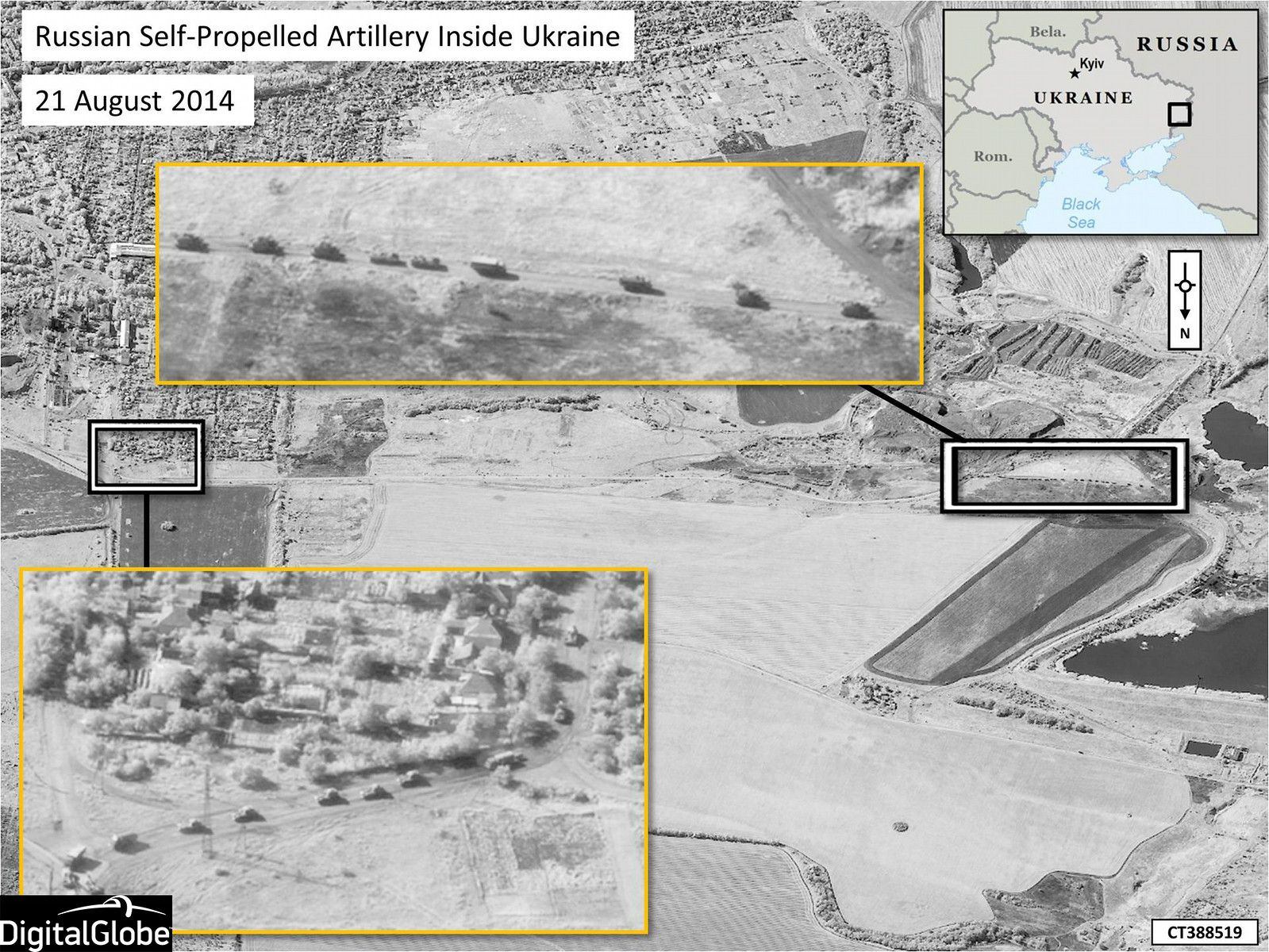NATO satellite images confirmed Russian invasion of Ukraine