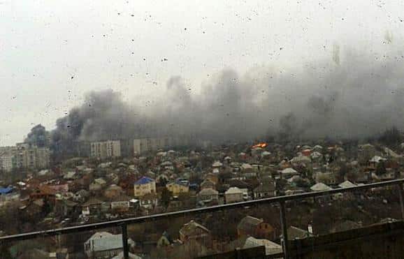 Mariupol after shelling of Russian troops: up to 30 civilians are dead, near 100 wounded