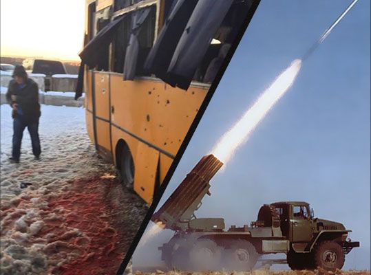 Terrorists killed more then 10 civilians near Volnovakha