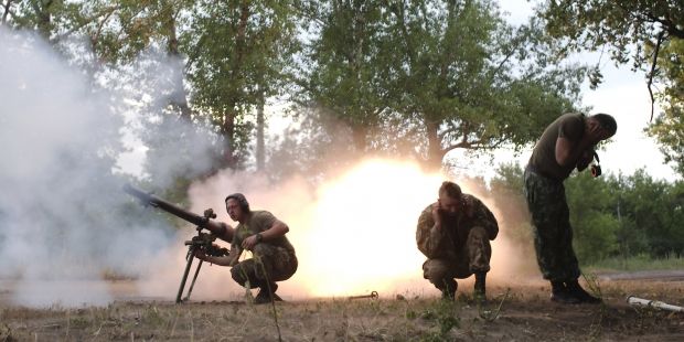 Militants fire mortars on Maiorsk checkpoint once again