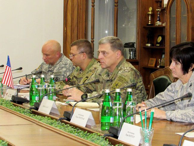 U.S. delegation discussed with the Ukrainian General Staff the conflict in Ukraine