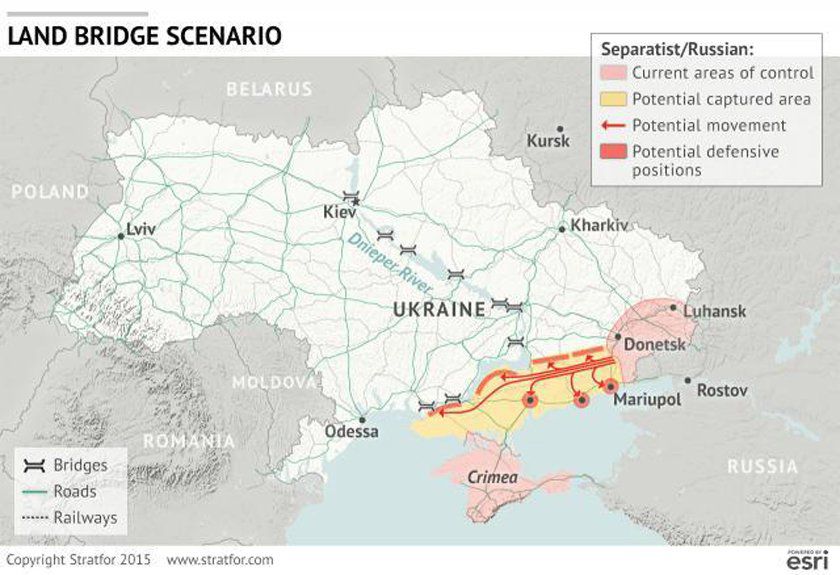 Russian troops preparing offensive to create land corridor to Crimea – NSDC