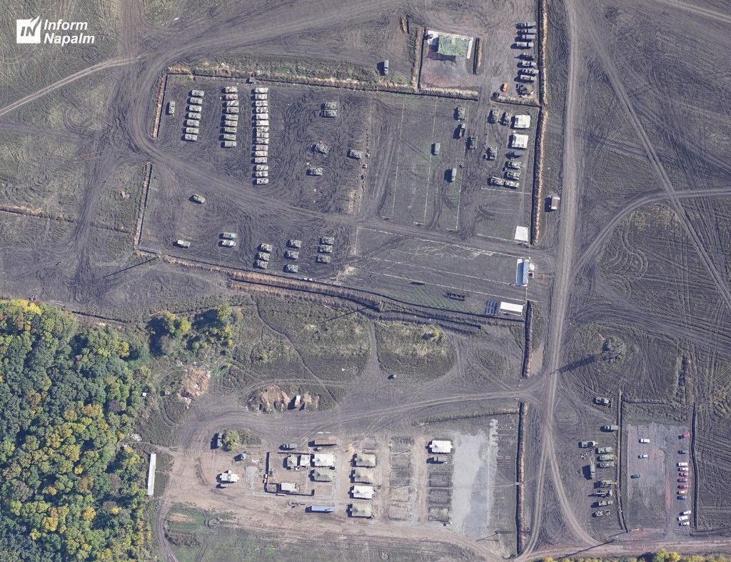 Large concentration of Russian weaponry in Donbas was spotted by drones