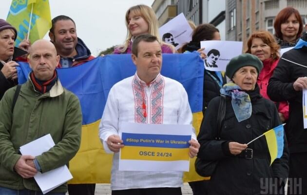 Rally against war in Ukraine held in Brussels