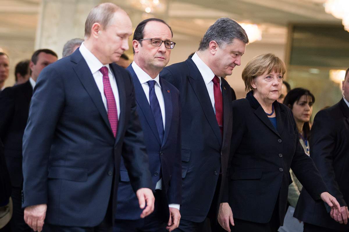 Normandy Four talks in Berlin: briefing of President Poroshenko. Video & translation