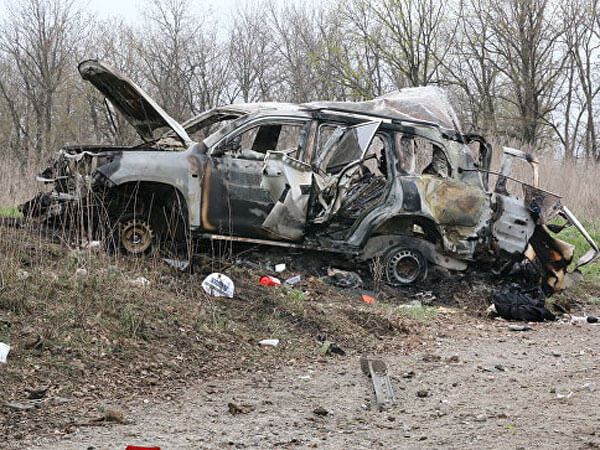 Member of OSCE team killed in Russia-controlled Donbas was an U.S. citizen, Czech and German citizens injured. Video