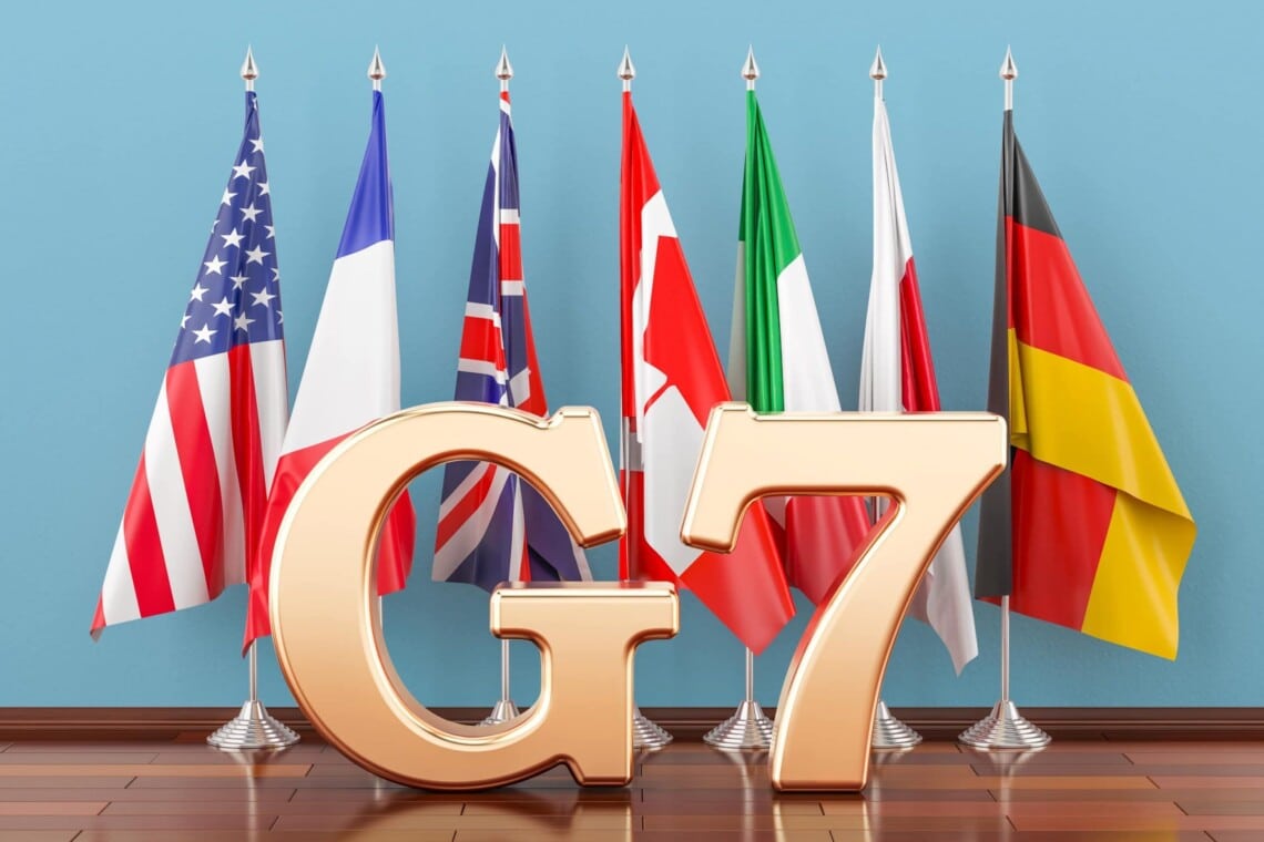 The G7 countries have banned investment in “key areas” of the Russian economy