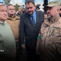 The UN Secretary-General visited Ukrainian city of Borodyanka