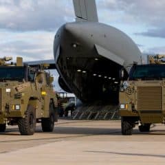 Australia send 20 Bushmaster armored personnel carriers to Ukraine