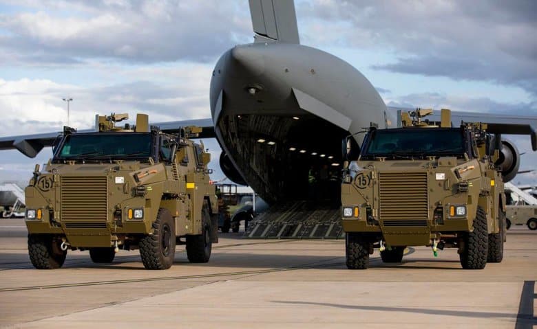 Australia send 20 Bushmaster armored personnel carriers to Ukraine