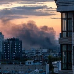 Russian occupiers launched 5 missiles in the Ukrainian capital during the visit of the UN Secretary-General