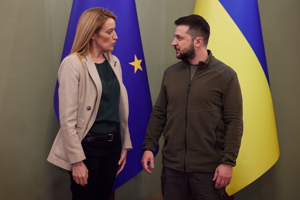 “If You Win, The World Wins” – President of the European Parliament Roberta Metsola to Ukraine’s President