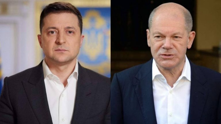 Immediate withdrawal of Russian troops from Ukraine, – President of Ukraine and German Chancellor announced the condition for negotiations with Russia