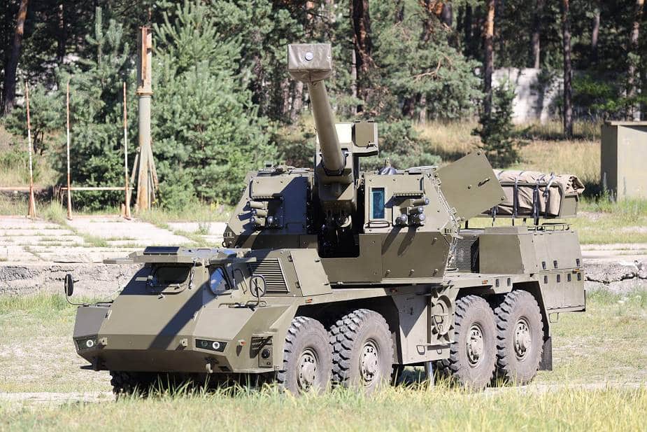 Slovakia handed over the first four Zuzana-2 howitzers to Ukraine