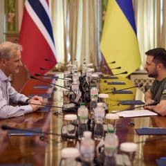 Ukrainian President met with Norwegian Prime Minister in Kyiv