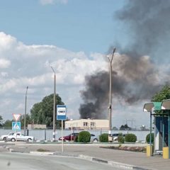 Explosions near the Zaporizhzhia nuclear power plant