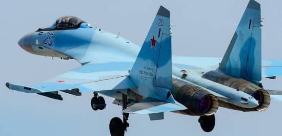 Russian Su-35 fighters attacked the Kherson region with aerial bombs