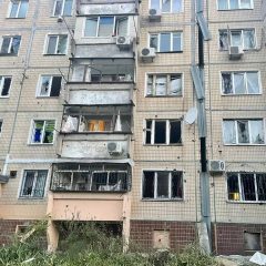 Russians fired 30 rockets on residential buildings in the central Ukraine: photos