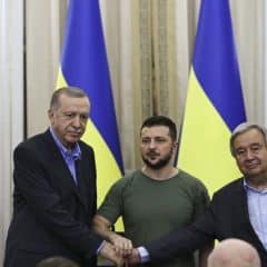 Turkish President and UN Secretary-General met with Ukrainian President in Ukraine’s west