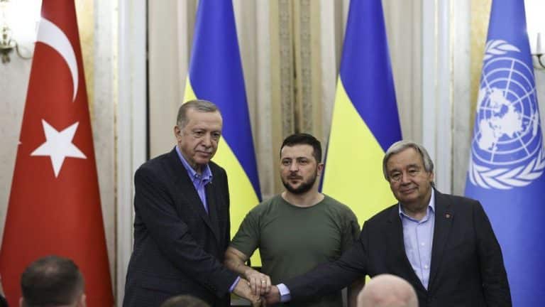 Turkish President and UN Secretary-General met with Ukrainian President in Ukraine’s west