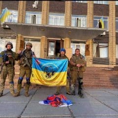 Ukrainian troops liberated an important city of Kupyansk in the east