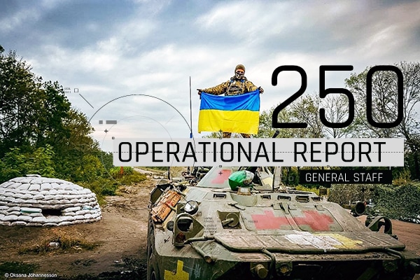 General Staff operational report October 31, 2022 on the Russian invasion of Ukraine