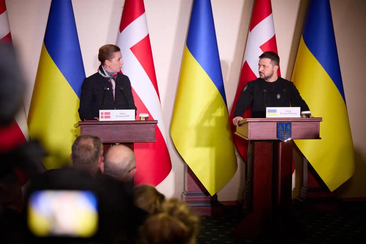 Prime Minister of Denmark discussed tanks for Ukraine at the meeting with Ukraine’s President