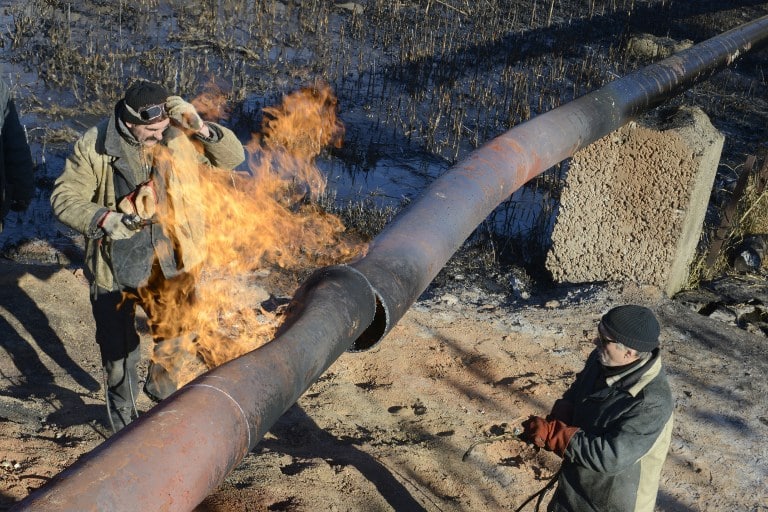 Russia massively shelled gas pipelines in the Donetsk region
