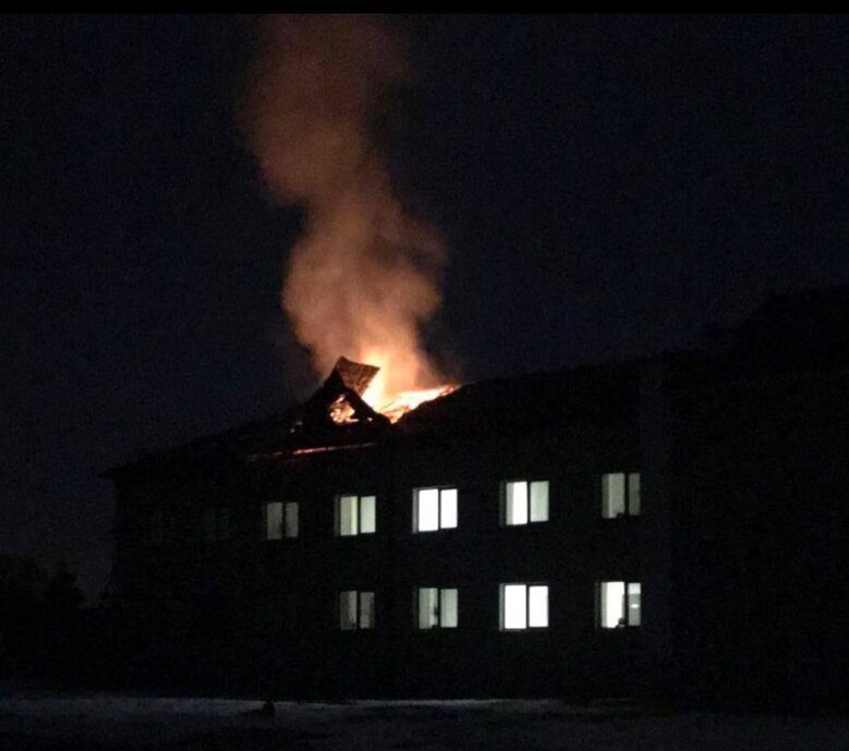 Russian army shelled a hospital in the Kharkiv region, there was a fire: photo