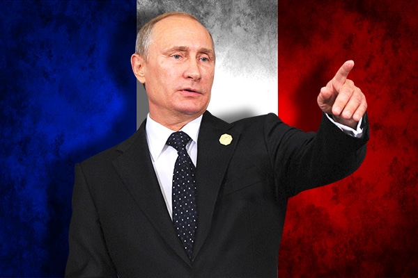 Who supports Russia in France?
