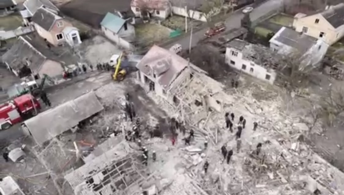 Russian missile attack killed at least 4 civilians in the west of Ukraine: video