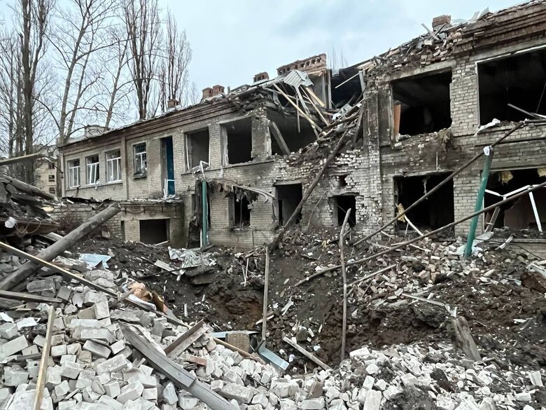 Russia shelled a kindergarten with rocket in the Donetsk region: photos