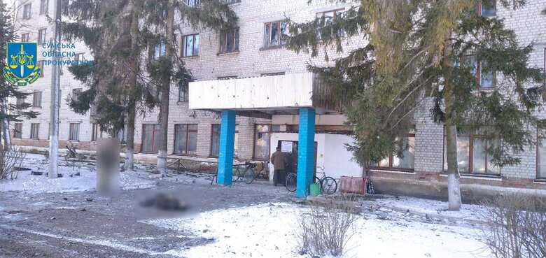 Russians shelled a dormitory in the Sumy region, 1 civilian was killed, and 2 were injured: photos