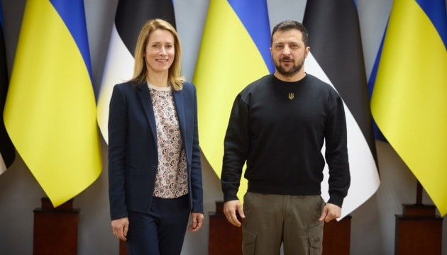 Estonian Prime Minister arrived in Ukraine and met with Ukrainian President
