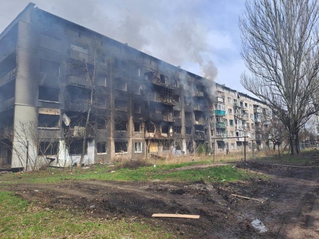 Russian troops carried out 18 attacks on 11 settlements of the Donetsk region: photos