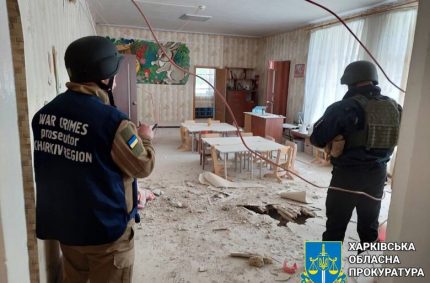 Russians shelled a kindergarten in the Kharkiv region: photos