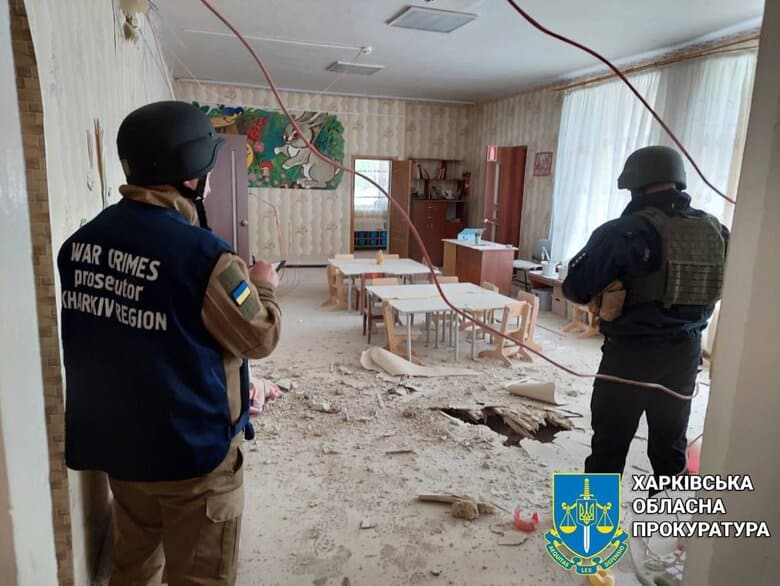 Russians shelled a kindergarten in the Kharkiv region: photos